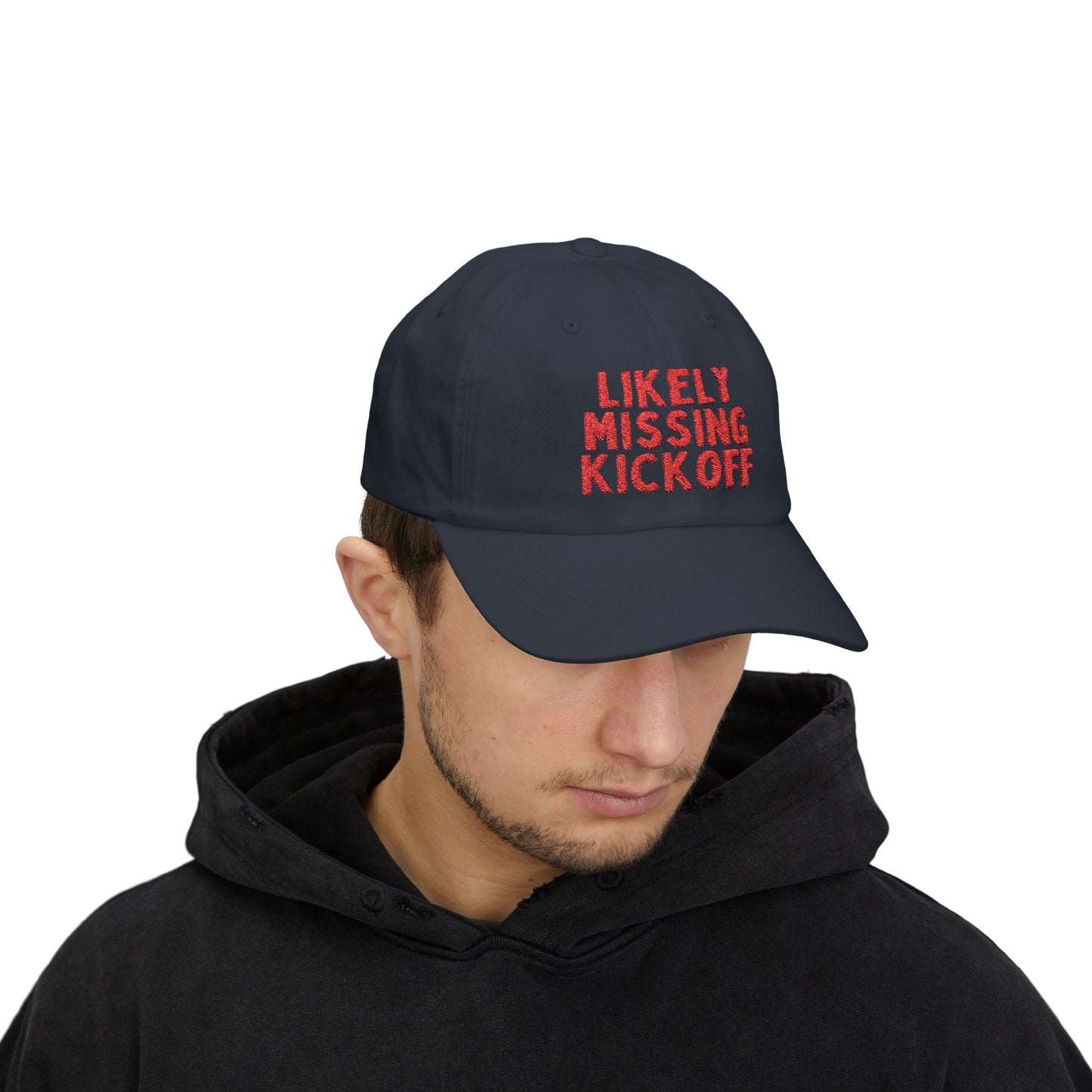 Likely Missing Kickoff Dad Hat | Embroidered Hat, Game Day Hat, Cute Game Day, Game Day Outfit, Tailgate Outfit, Funny Football