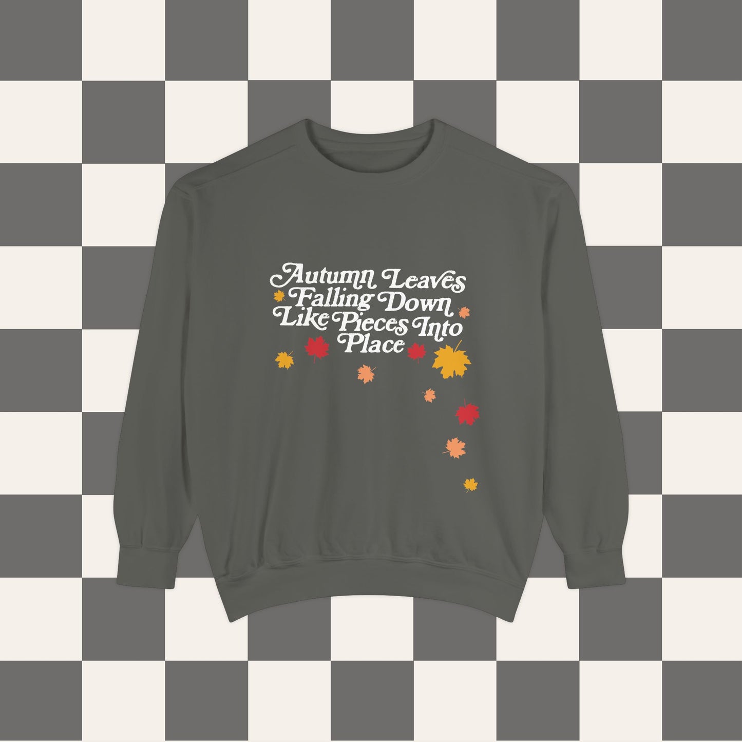 Autumn Leaves Falling Down Sweatshirt