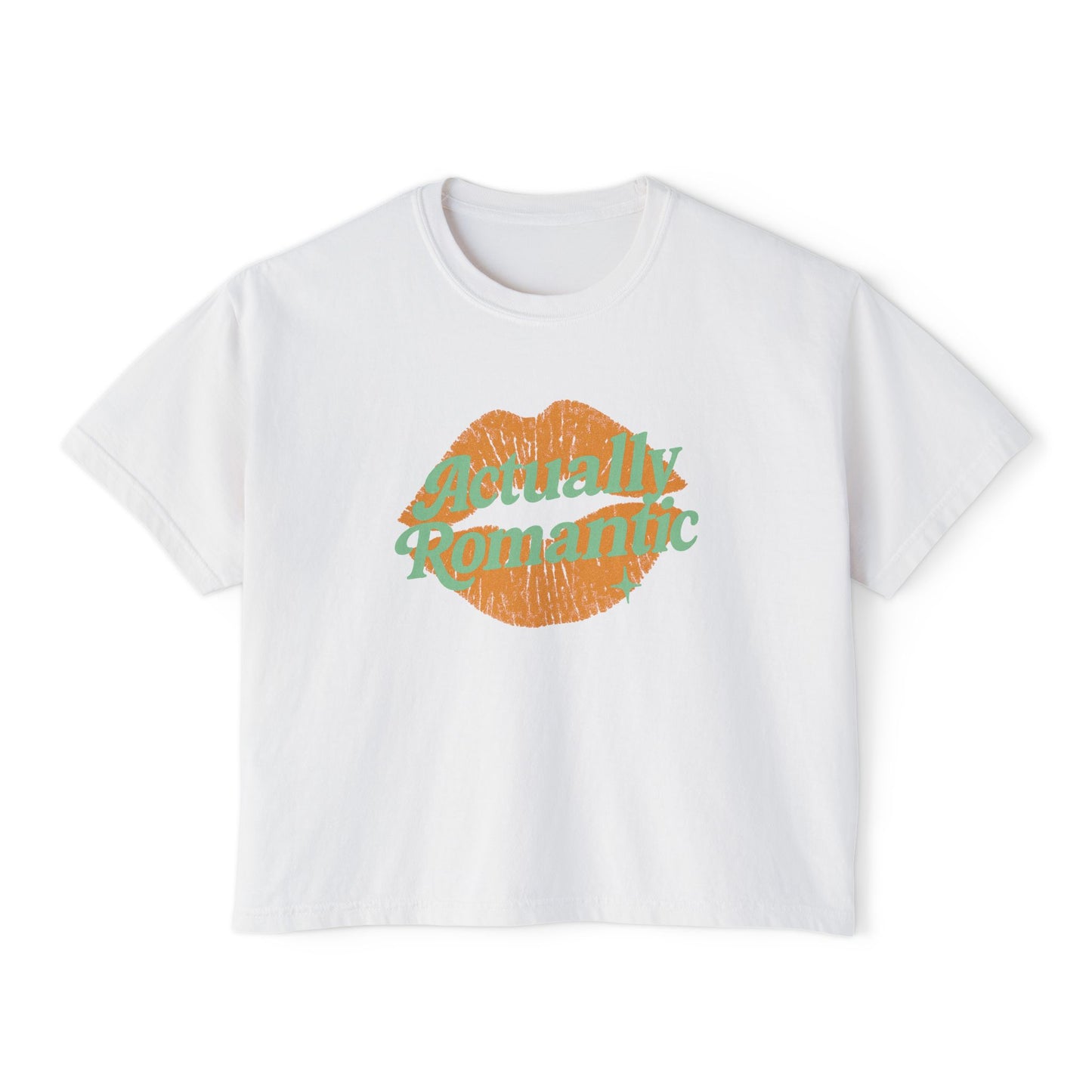 Actually Romantic Cropped Tee