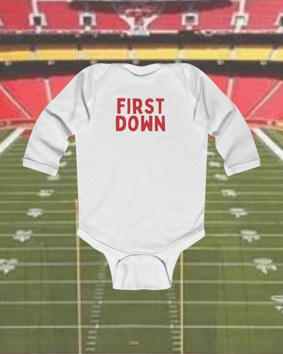 First Down Onesie
