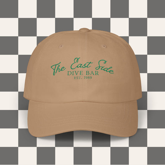 Vintage Dive Bar Dad Cap, Casual Headwear, Perfect for Summer, Beach Days, Music Festivals, Gift for Dads