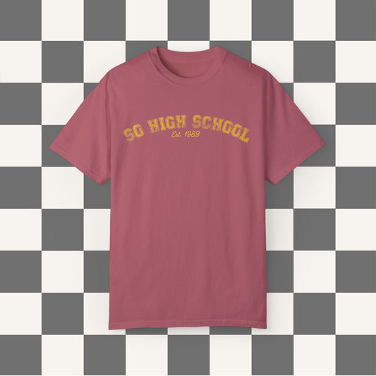 So High School Tee