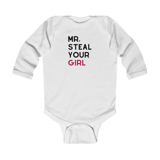 Mr. Steal Your Girl Baby Valentine Onesie