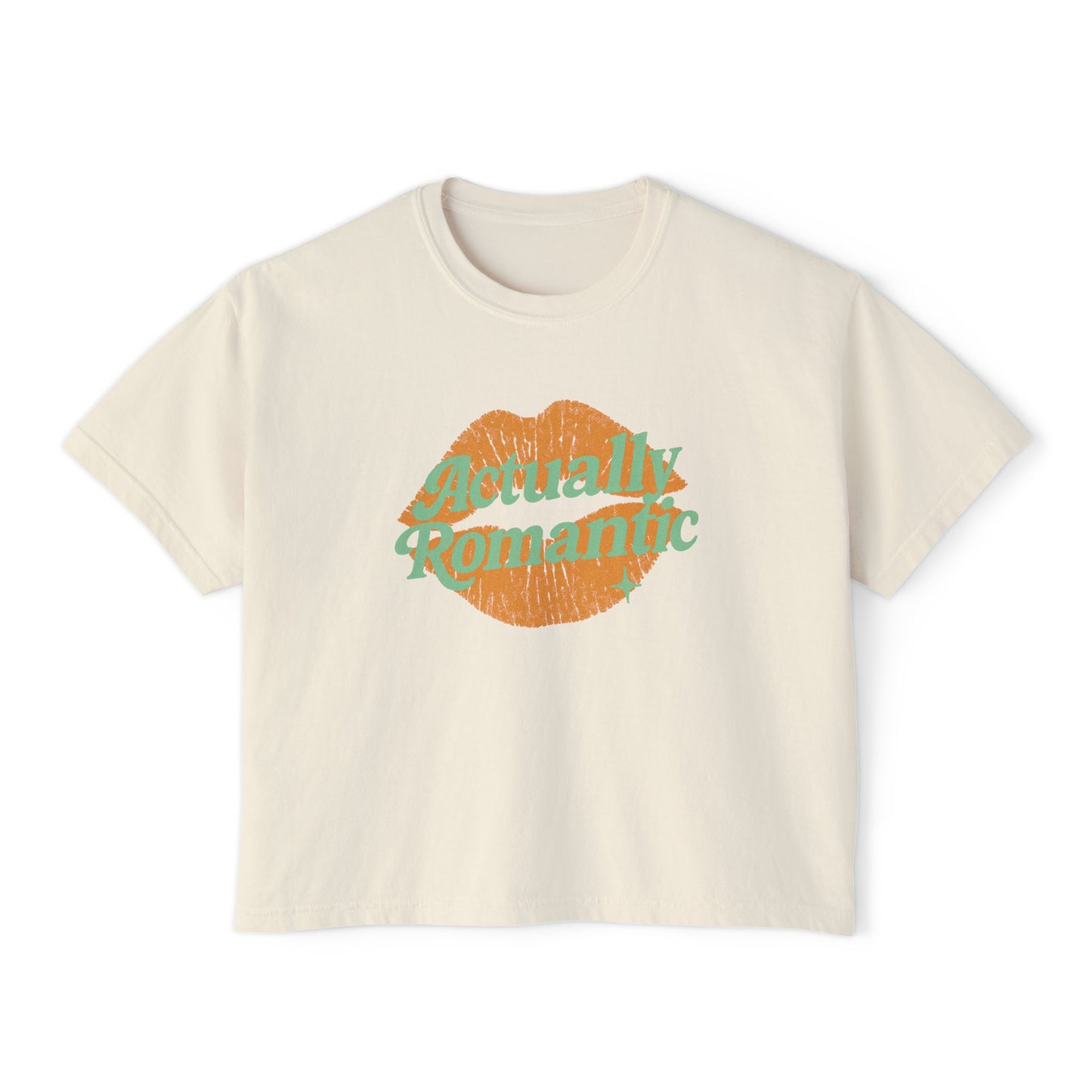 Actually Romantic Cropped Tee