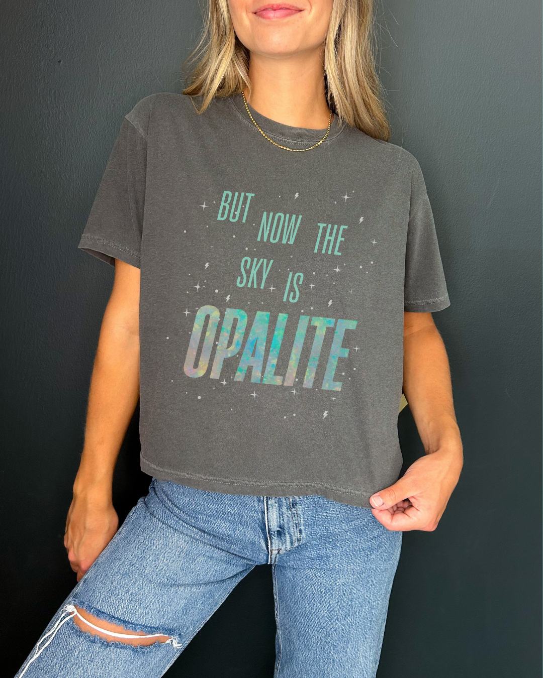 Opalite Cropped Tee