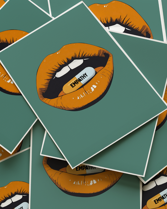 Empathy Wall Print | Human Rights Poster, Radical Empathy, Liberal Poster, Advocacy Poster, Protest Poster