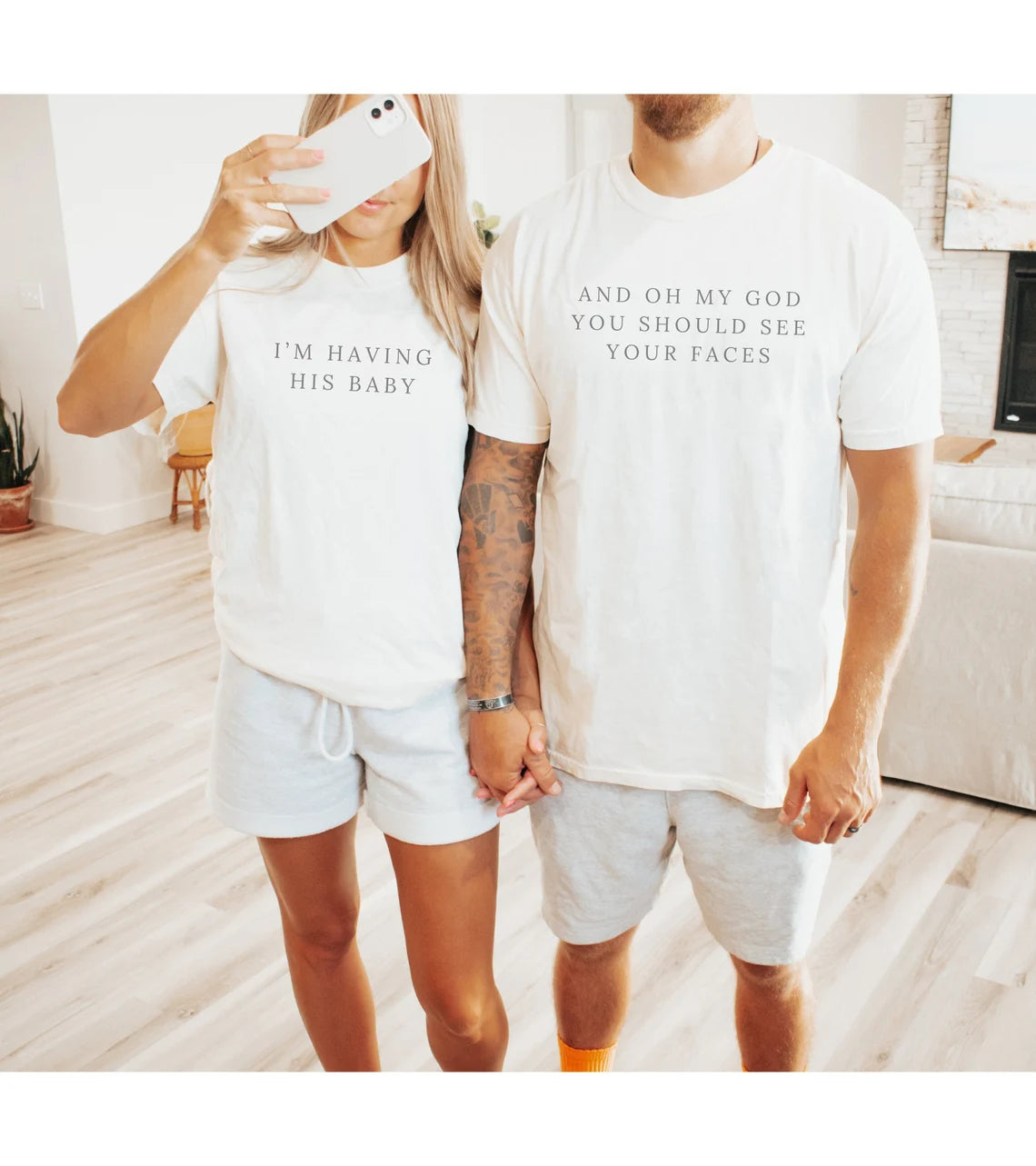 I'M HAVING HIS BABY | PREGNANCY ANNOUNCEMENT TEES