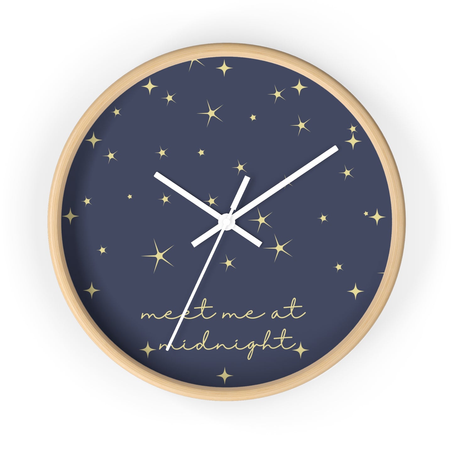 Midnights Clock | Night Time Blue