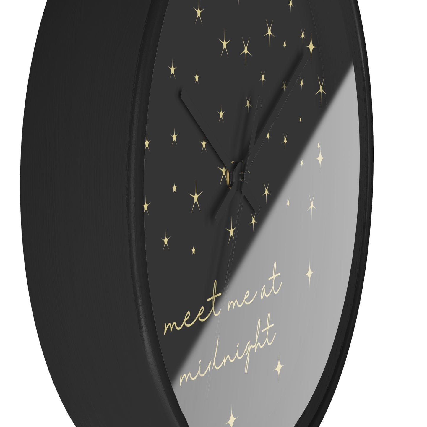 Midnights Clock | Night Sky Gray