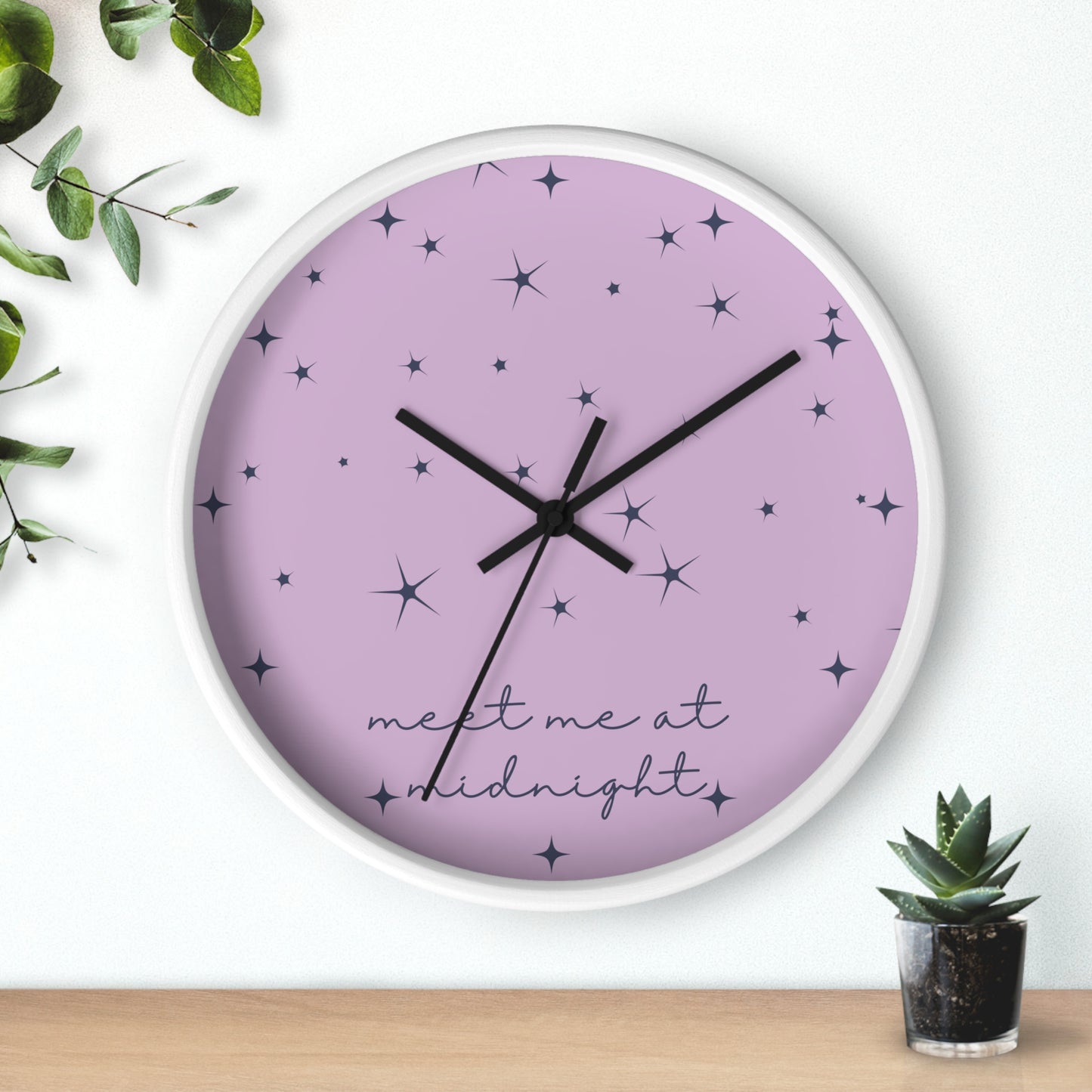 Midnights Clock | Lavender