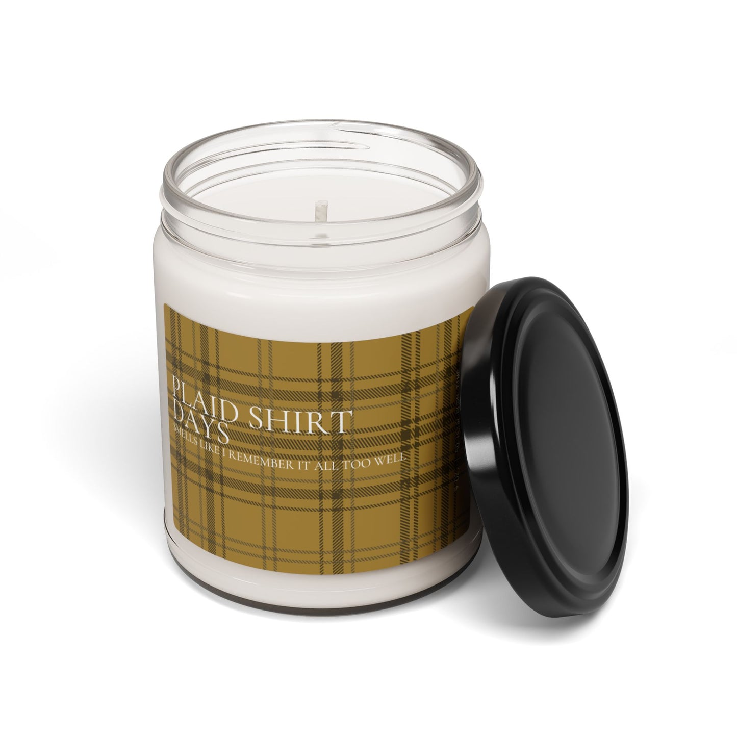 Plaid Shirt Days Candle