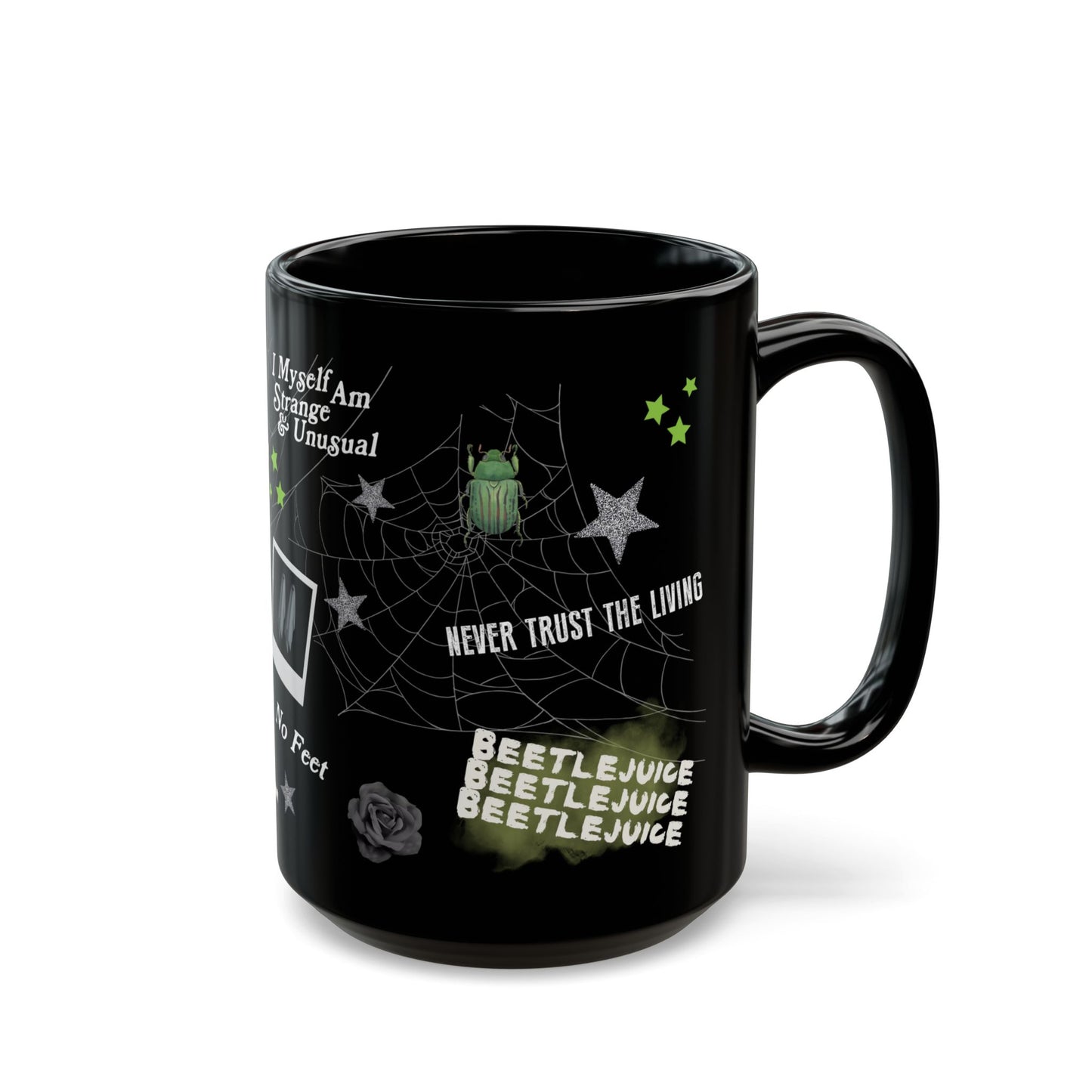 Beetlejuice Things Collage Mug