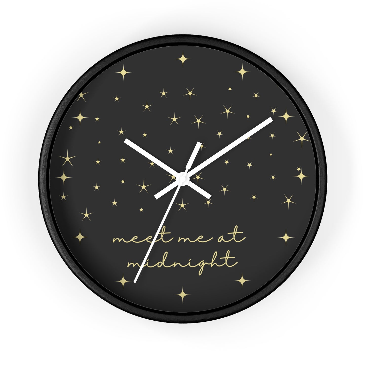 Midnights Clock | Night Sky Gray