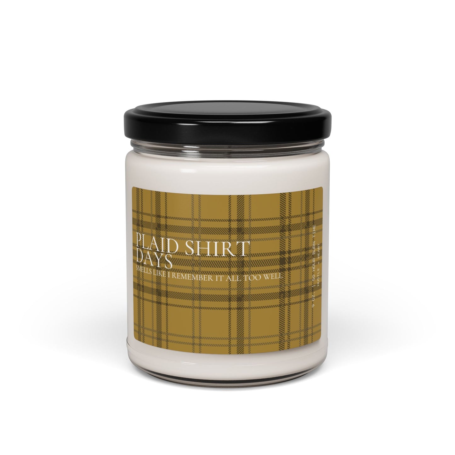 Plaid Shirt Days Candle