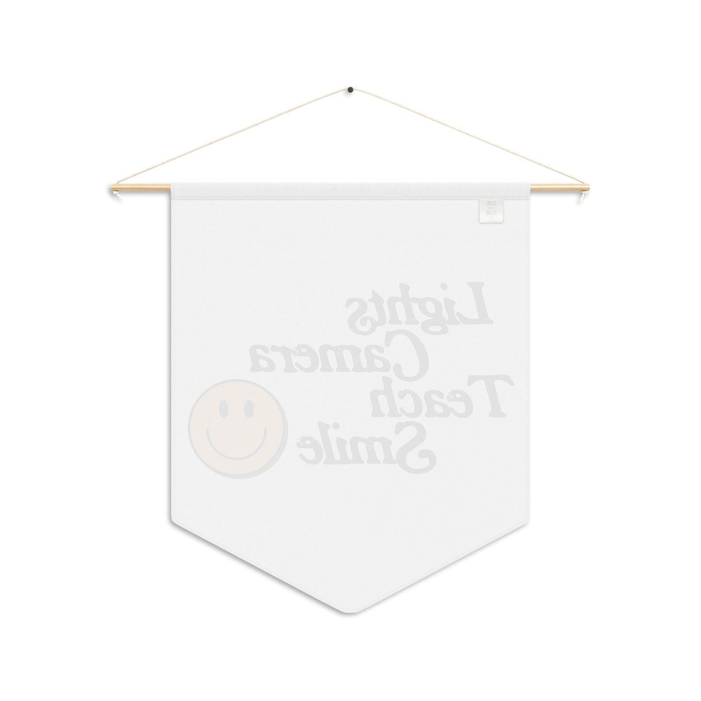 Ligts Camera Teach Smile Classroom Pennant