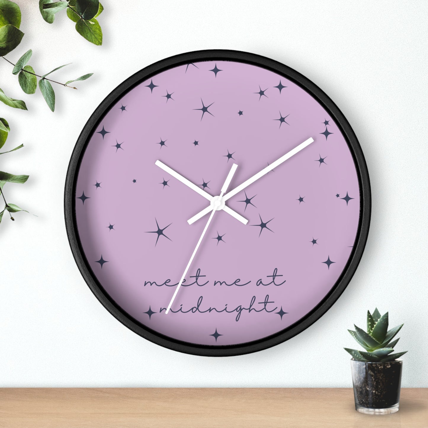 Midnights Clock | Lavender