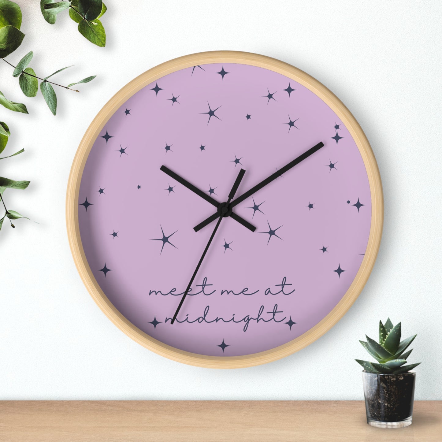 Midnights Clock | Lavender