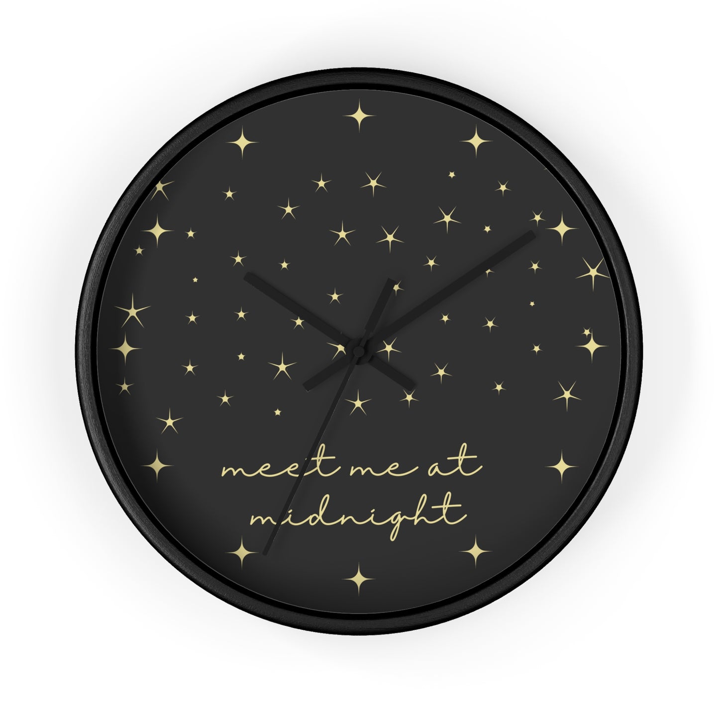 Midnights Clock | Night Sky Gray