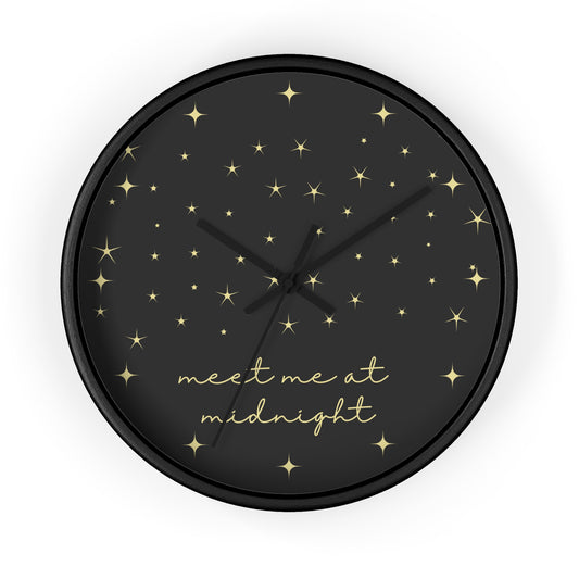 Midnights Clock | Night Sky Gray