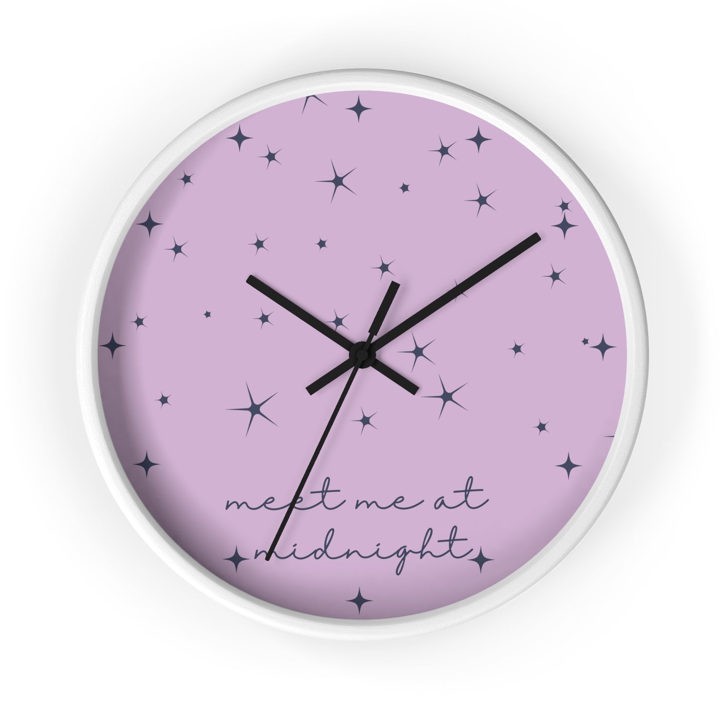 Midnights Clock | Lavender