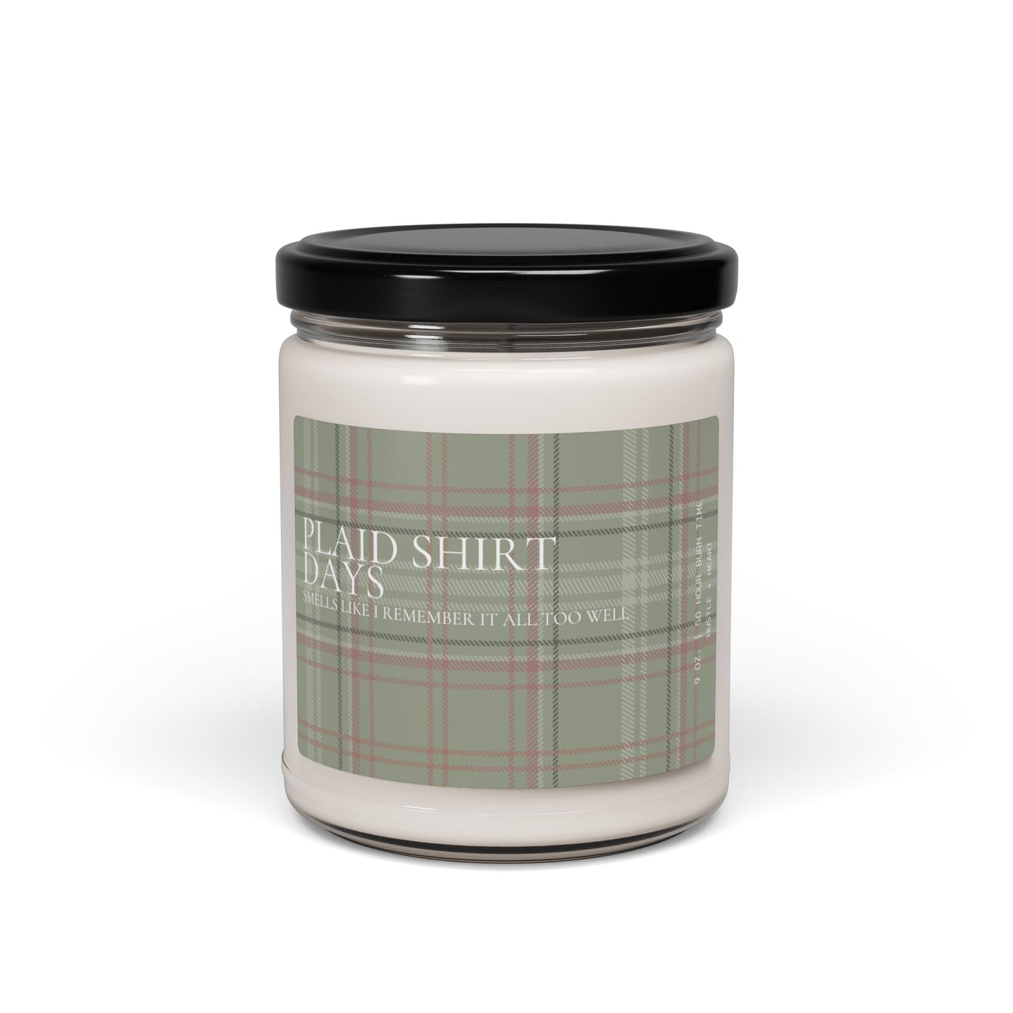 Plaid Shirt Days Candle