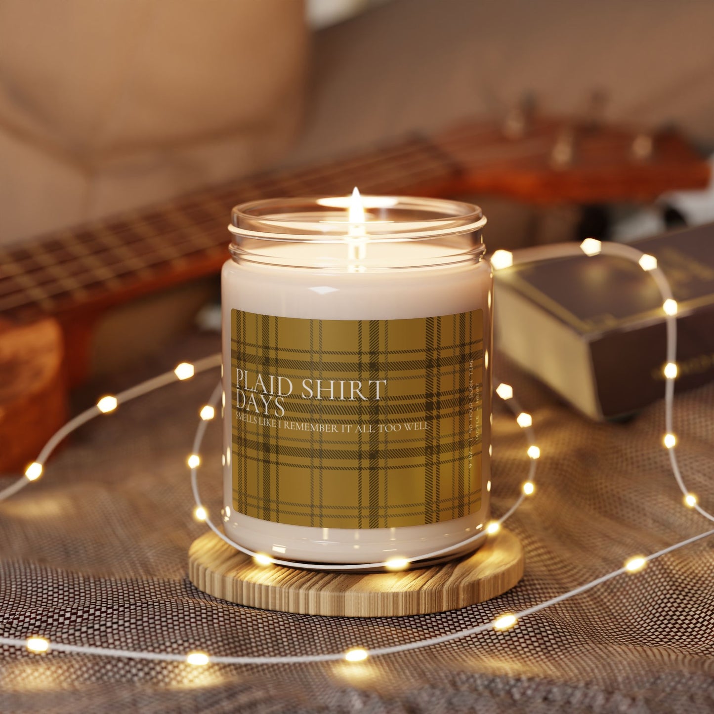 Plaid Shirt Days Candle