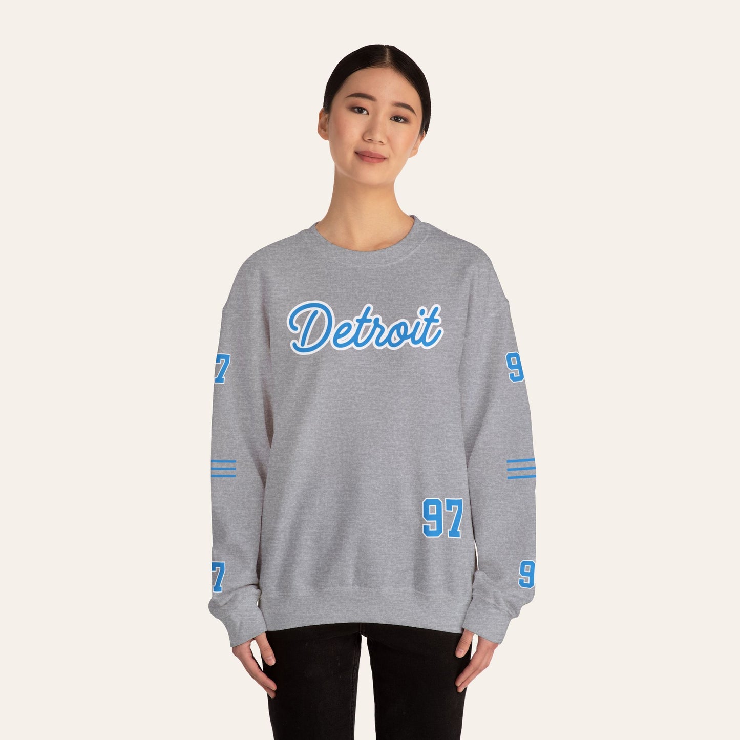 Detroit Football Retro Sweatshirt