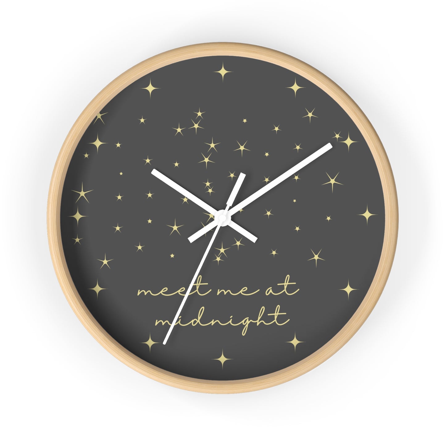 Midnights Clock | Night Sky Gray