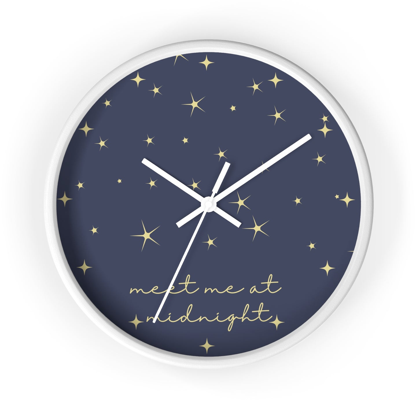 Midnights Clock | Night Time Blue