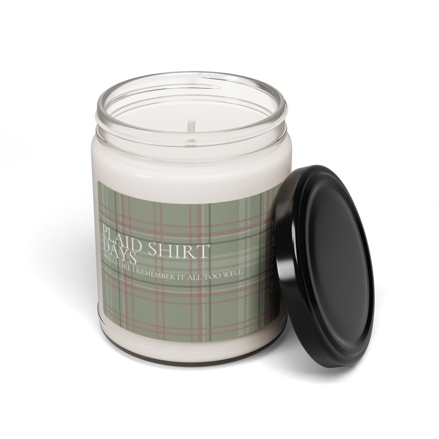 Plaid Shirt Days Candle