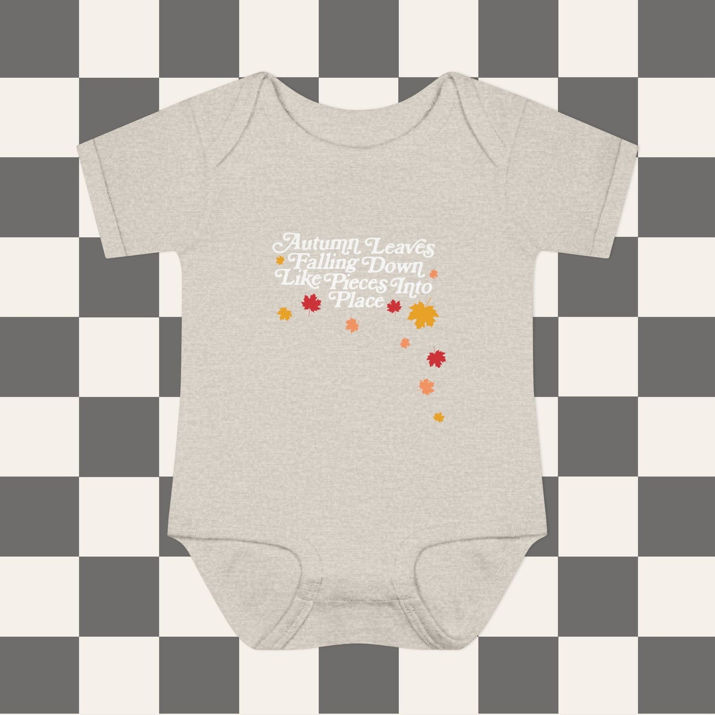 Autumn Leaves Falling Down Onesie