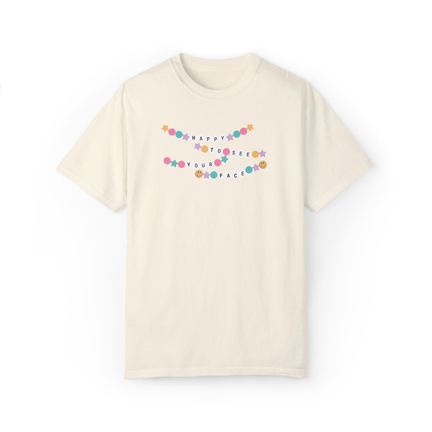 Happy To See Your Face Friendship Bracelet Tee