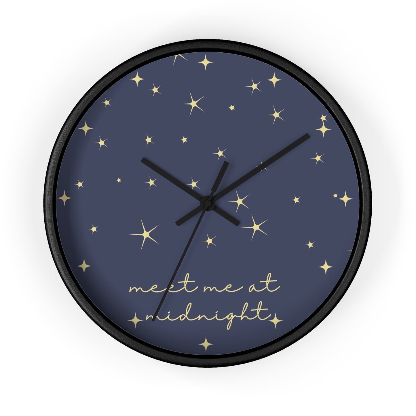 Midnights Clock | Night Time Blue