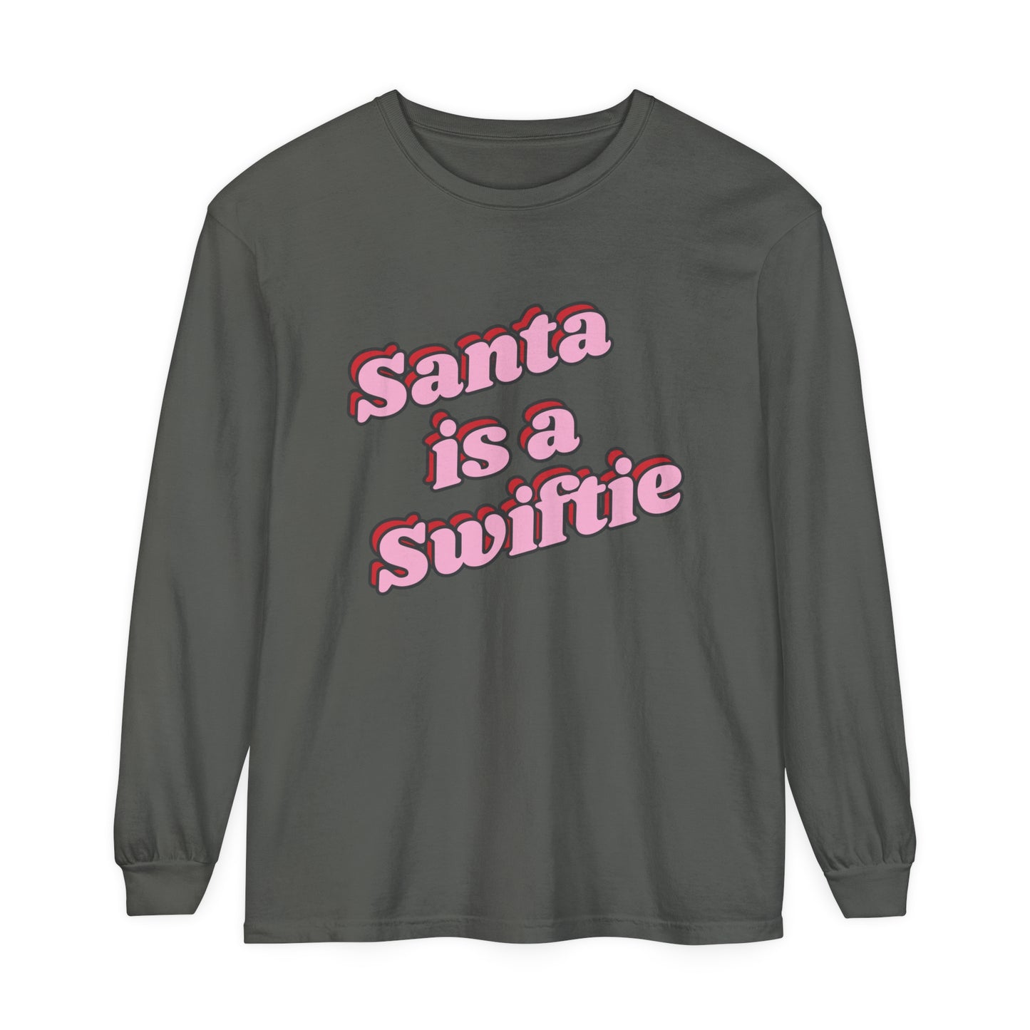 Santa Is A Swiftie Long Sleeve Tee,Taylor Christmas,Taylor Christmas Shirt,Eras Tour Outfit,Eras Tour Shirt