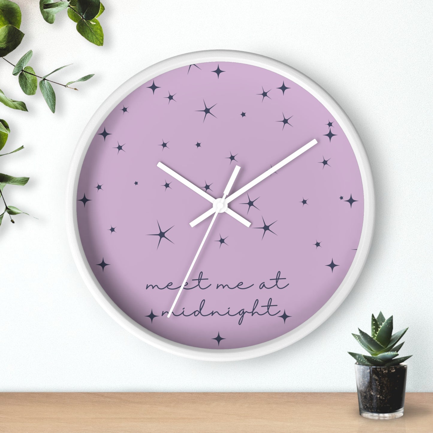 Midnights Clock | Lavender