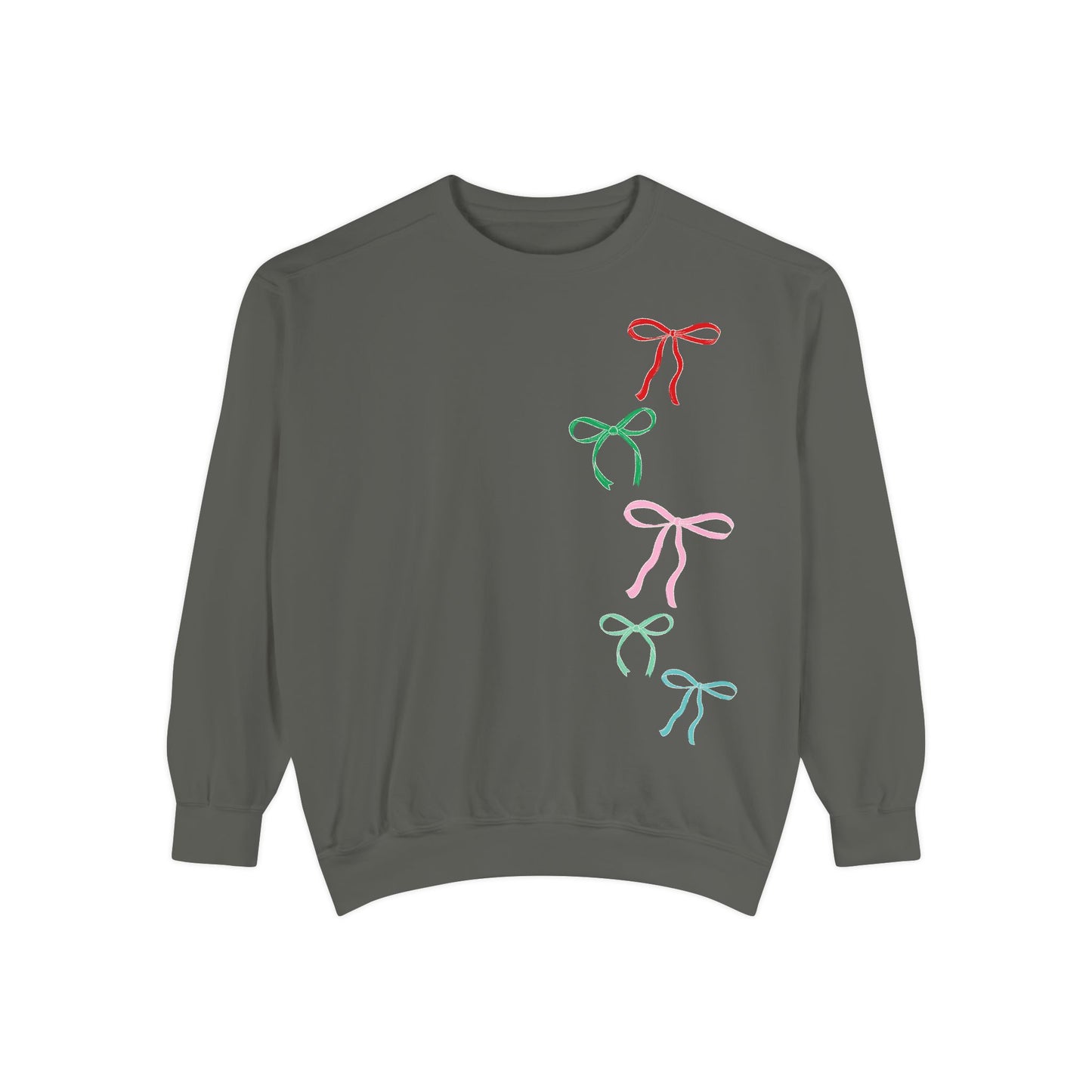 Coquette Christmas Bows Sweatshirt