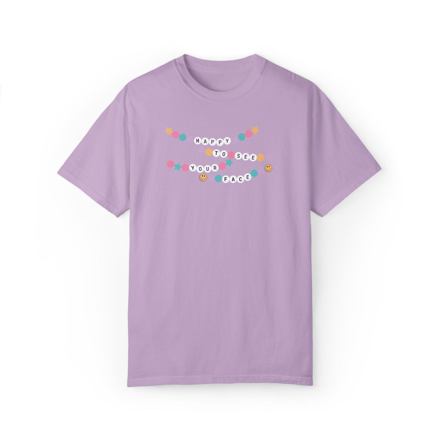 Happy To See Your Face Friendship Bracelet Tee