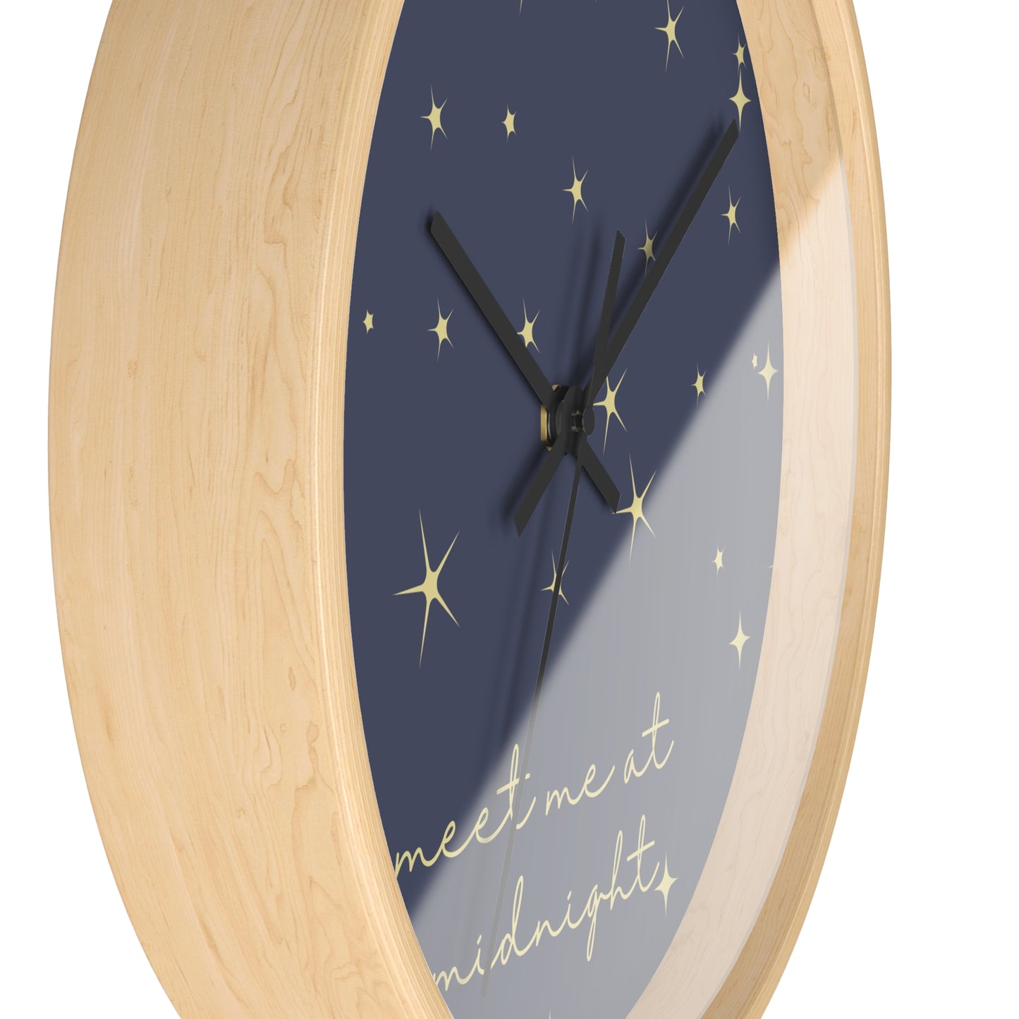 Midnights Clock | Night Time Blue