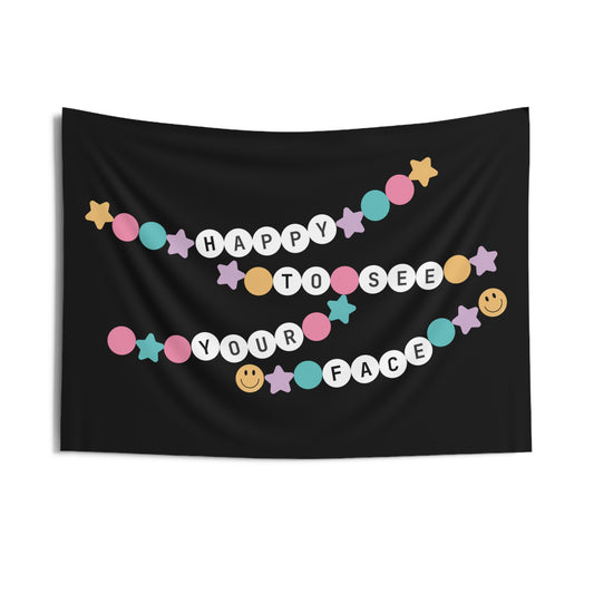 Happy To See Your Face Friendship Bracelet Classroom Banner