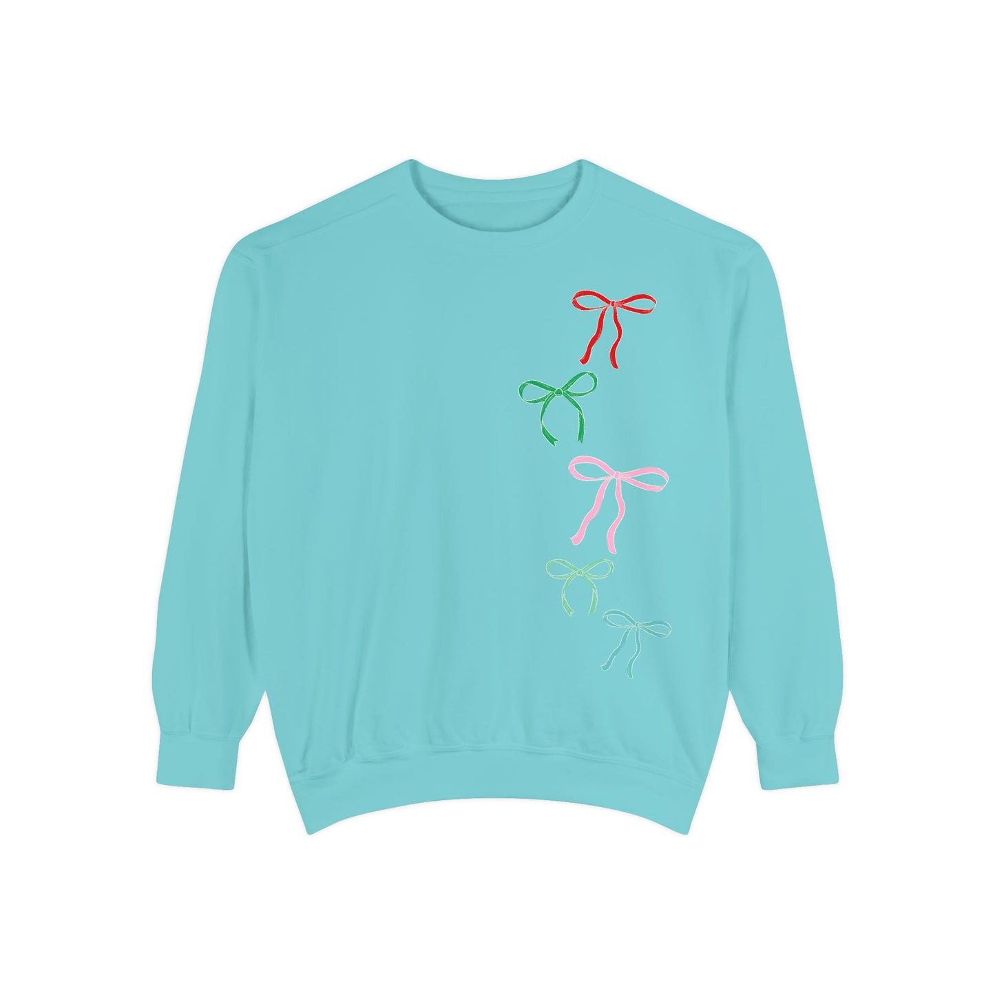 Coquette Christmas Bows Sweatshirt