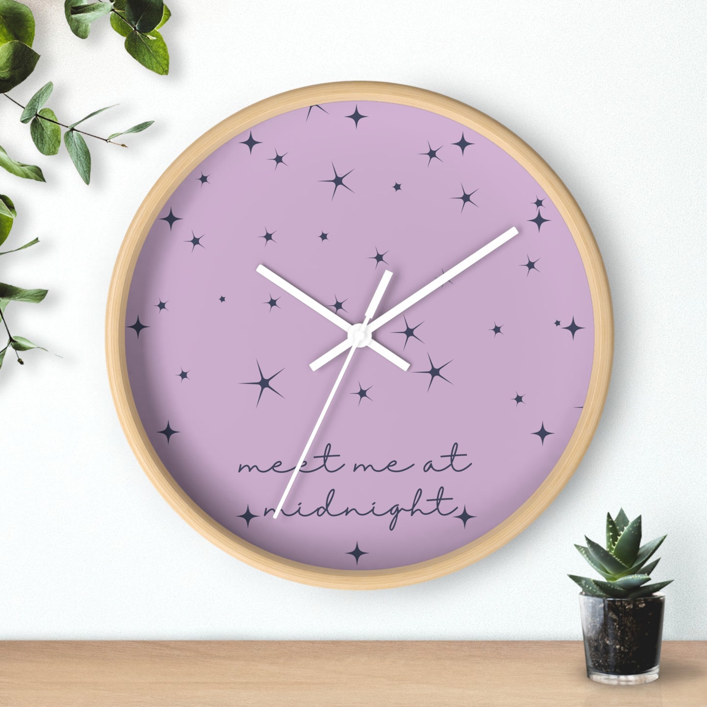 Midnights Clock | Lavender