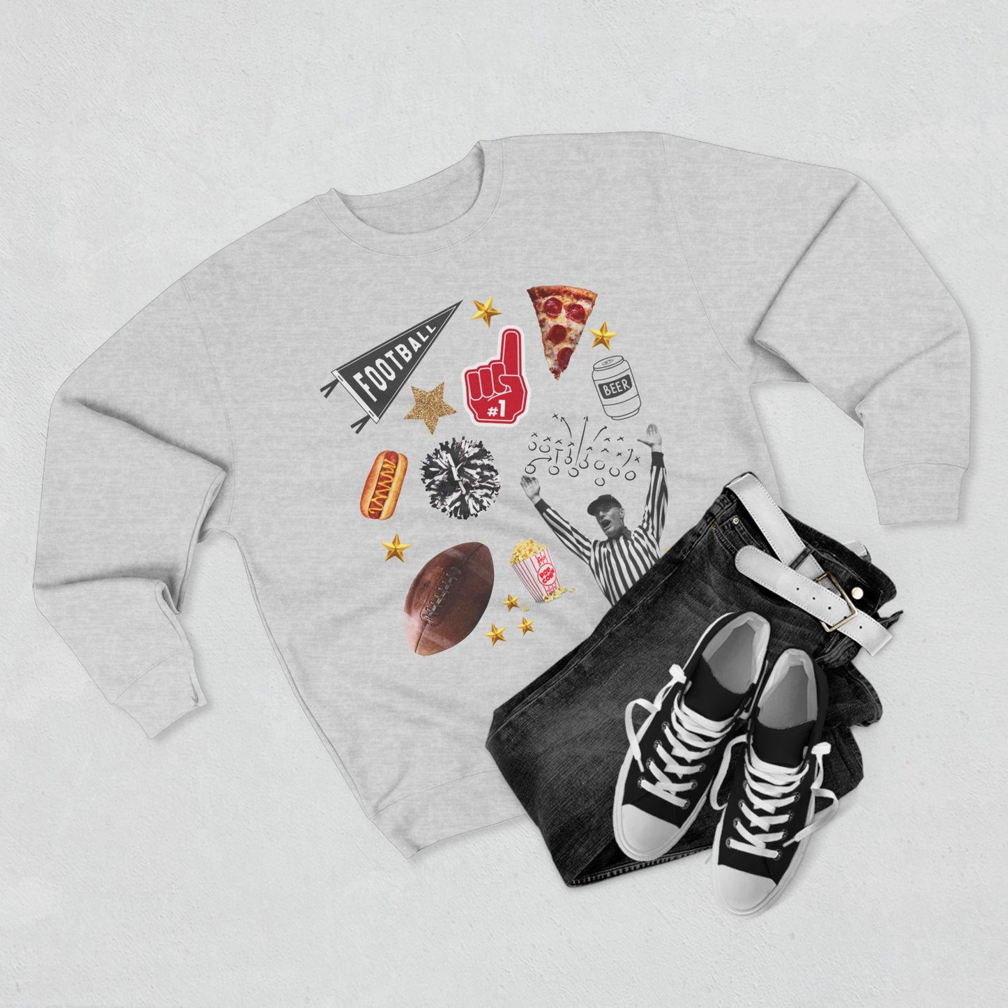 Game Day Collage Crewneck