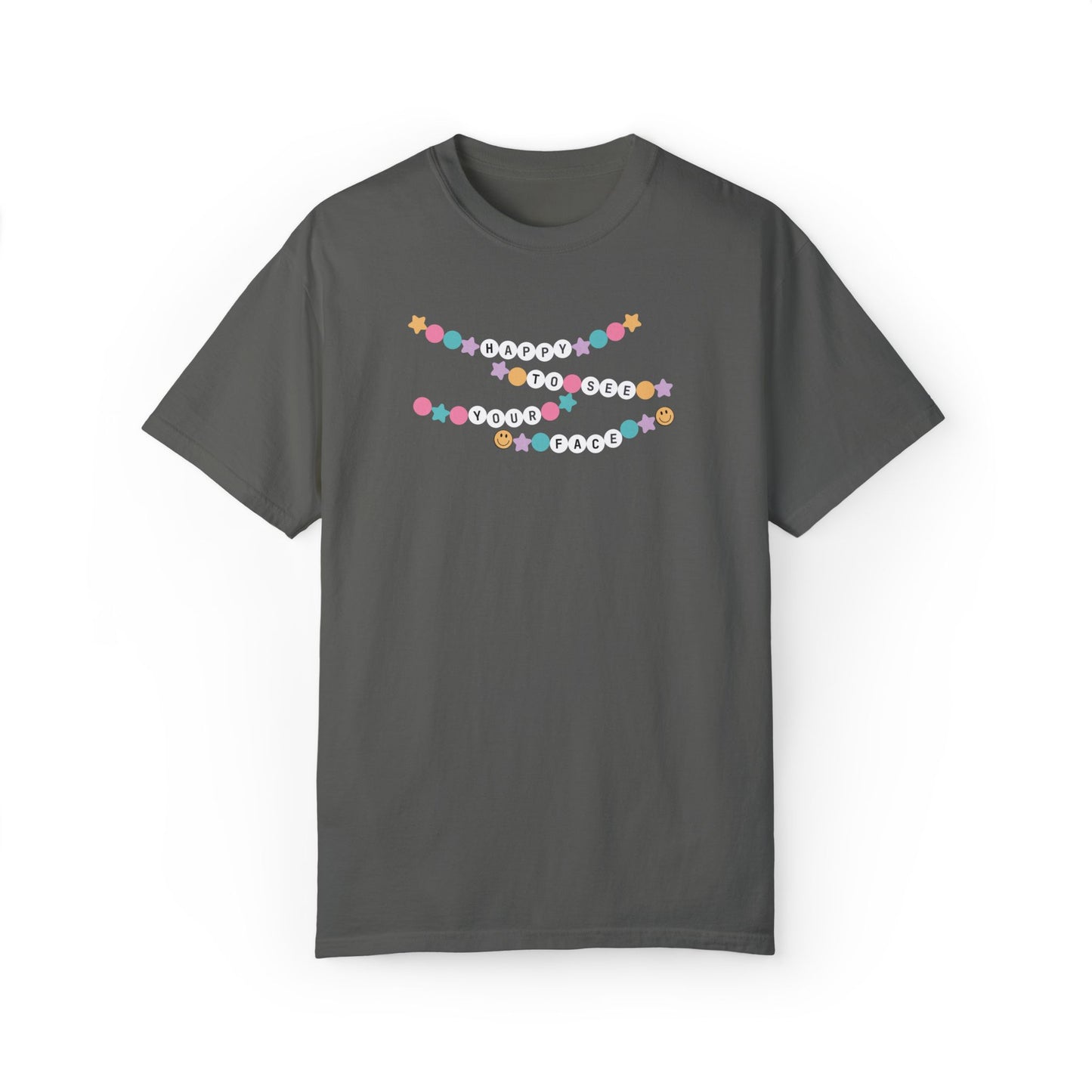 Happy To See Your Face Friendship Bracelet Tee