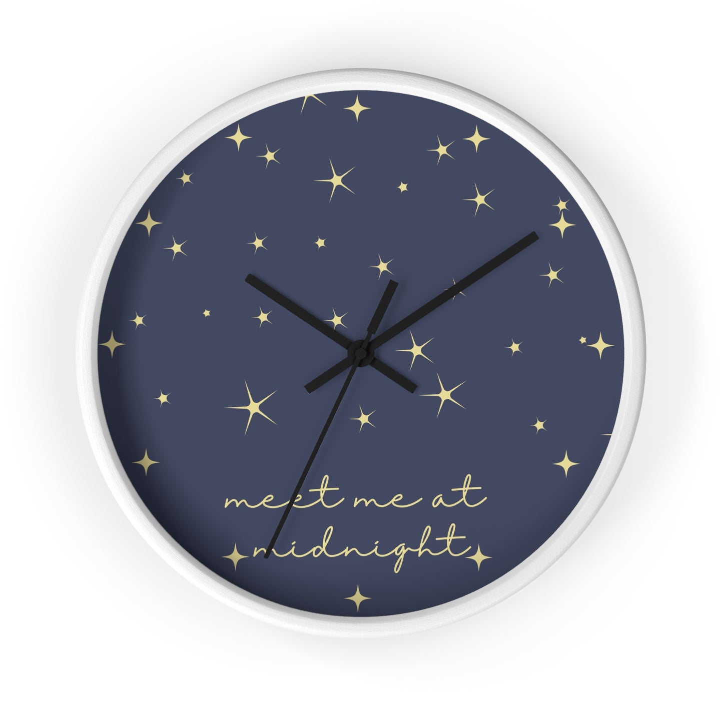 Midnights Clock | Night Time Blue