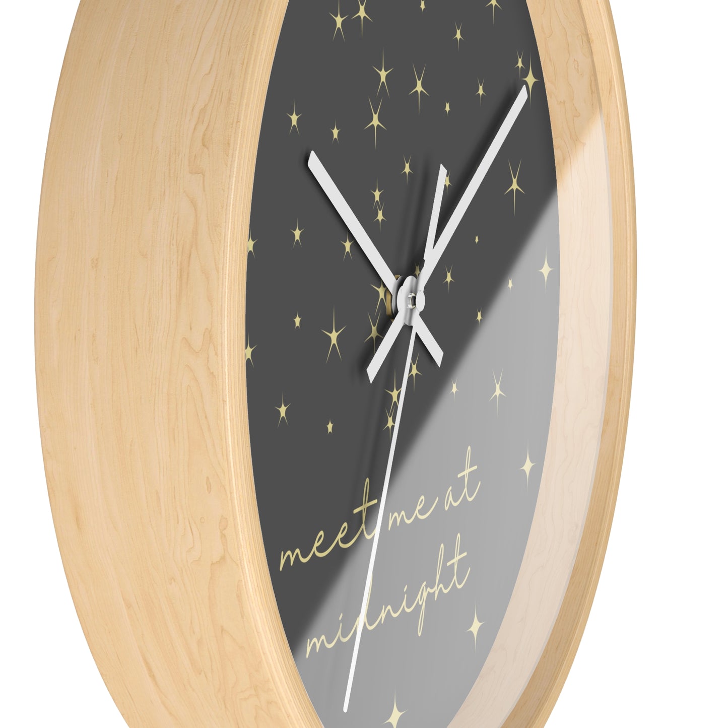 Midnights Clock | Night Sky Gray