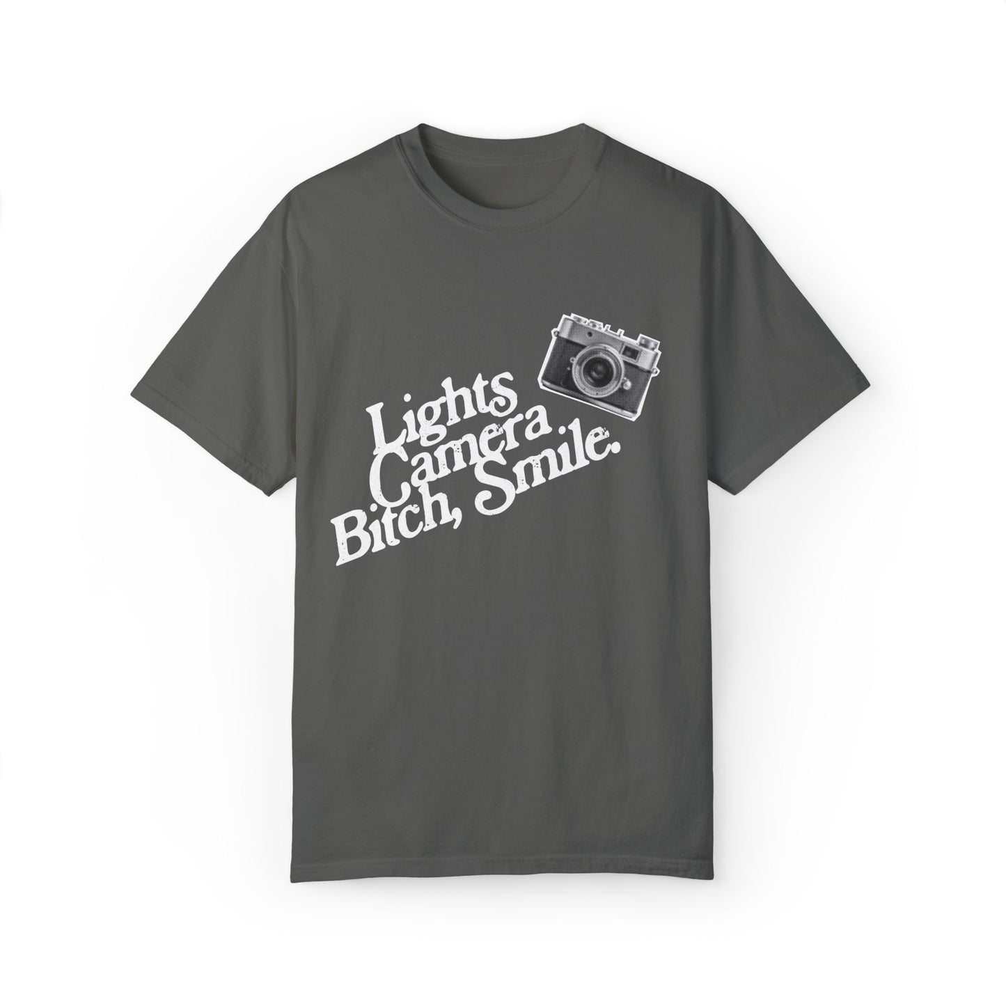 Lights Camera Bitch Smile Tee