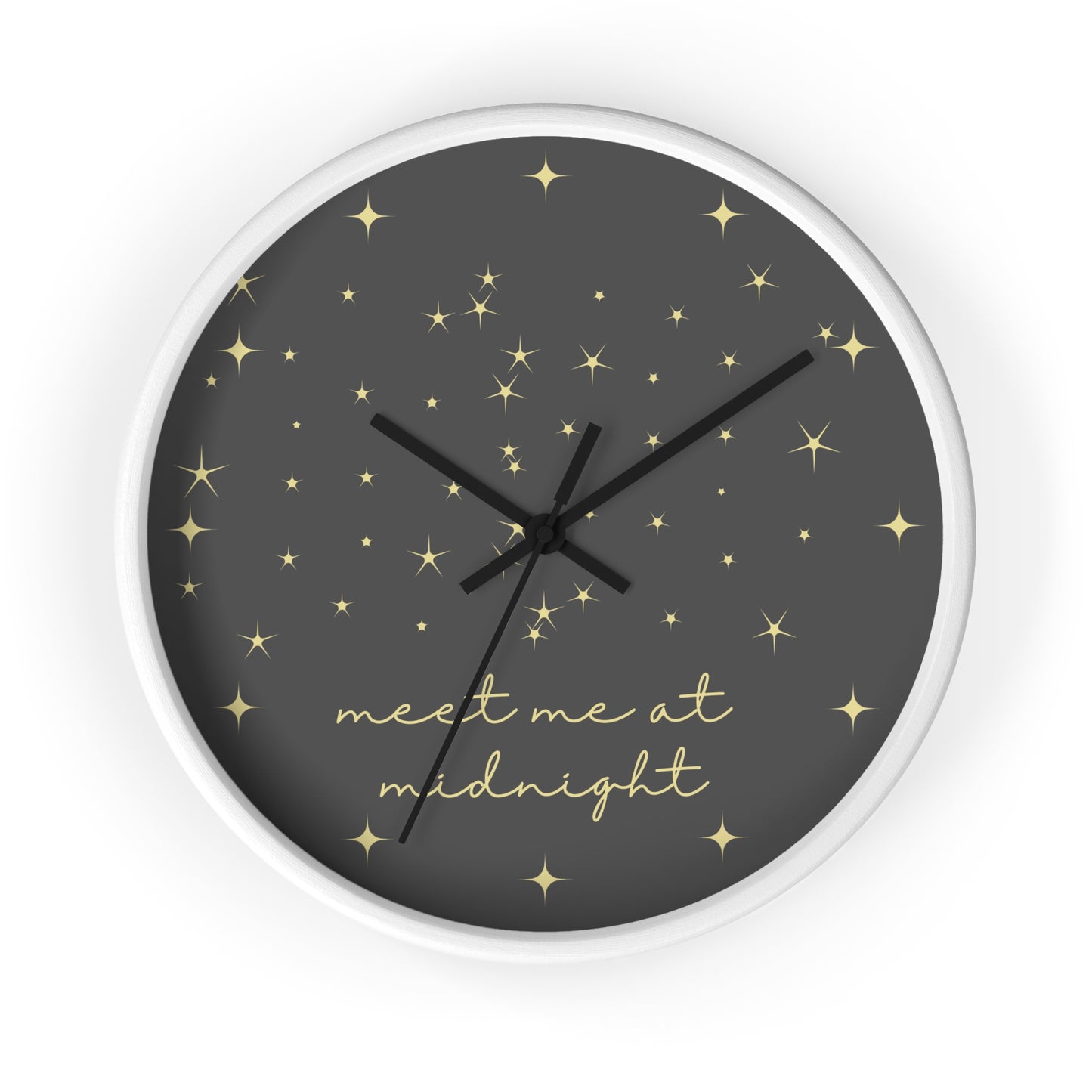 Midnights Clock | Night Sky Gray