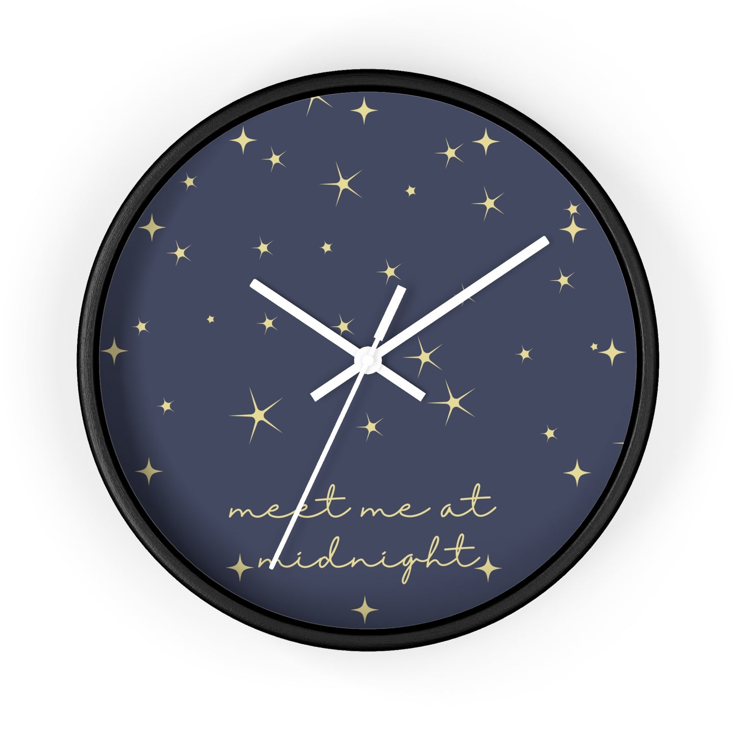 Midnights Clock | Night Time Blue