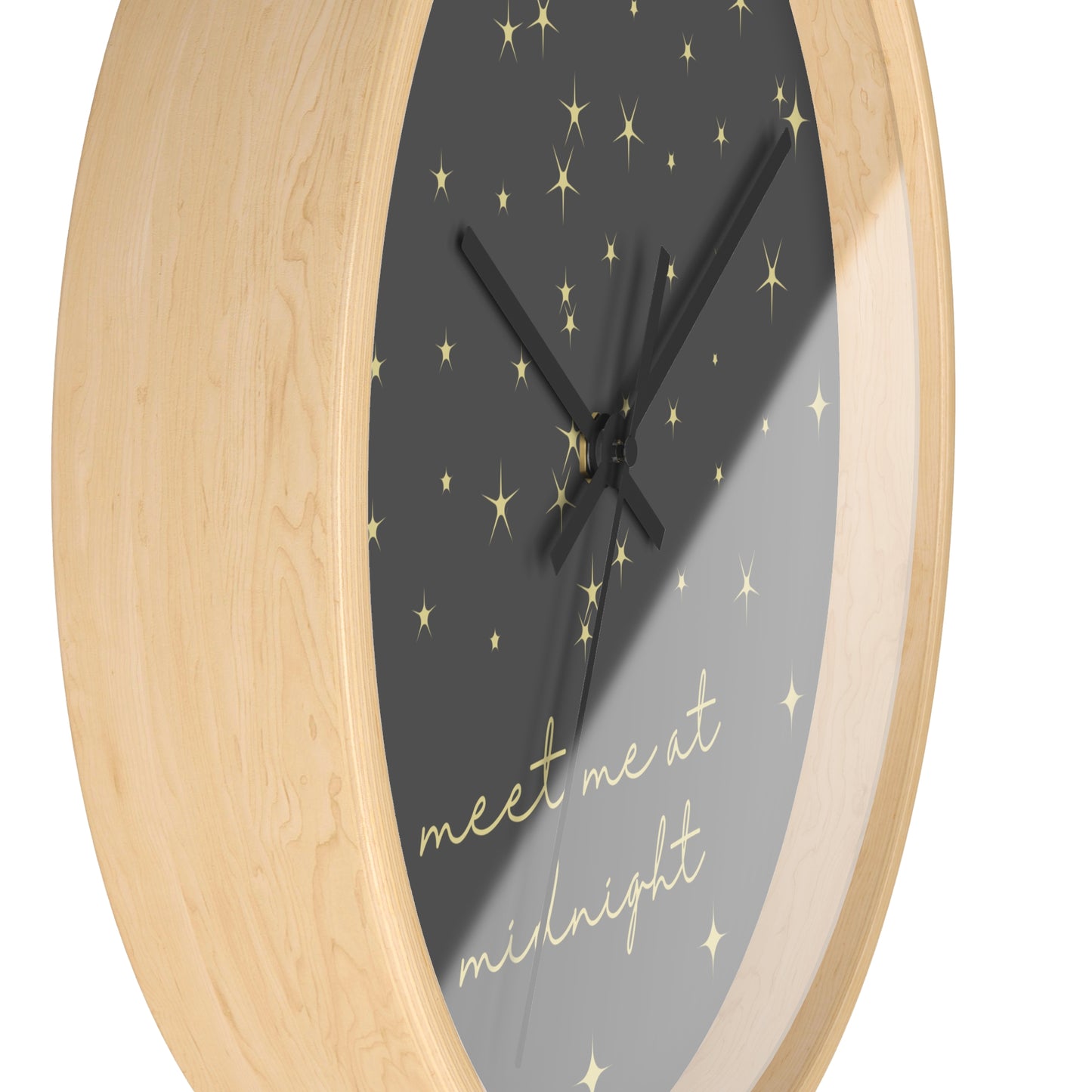 Midnights Clock | Night Sky Gray