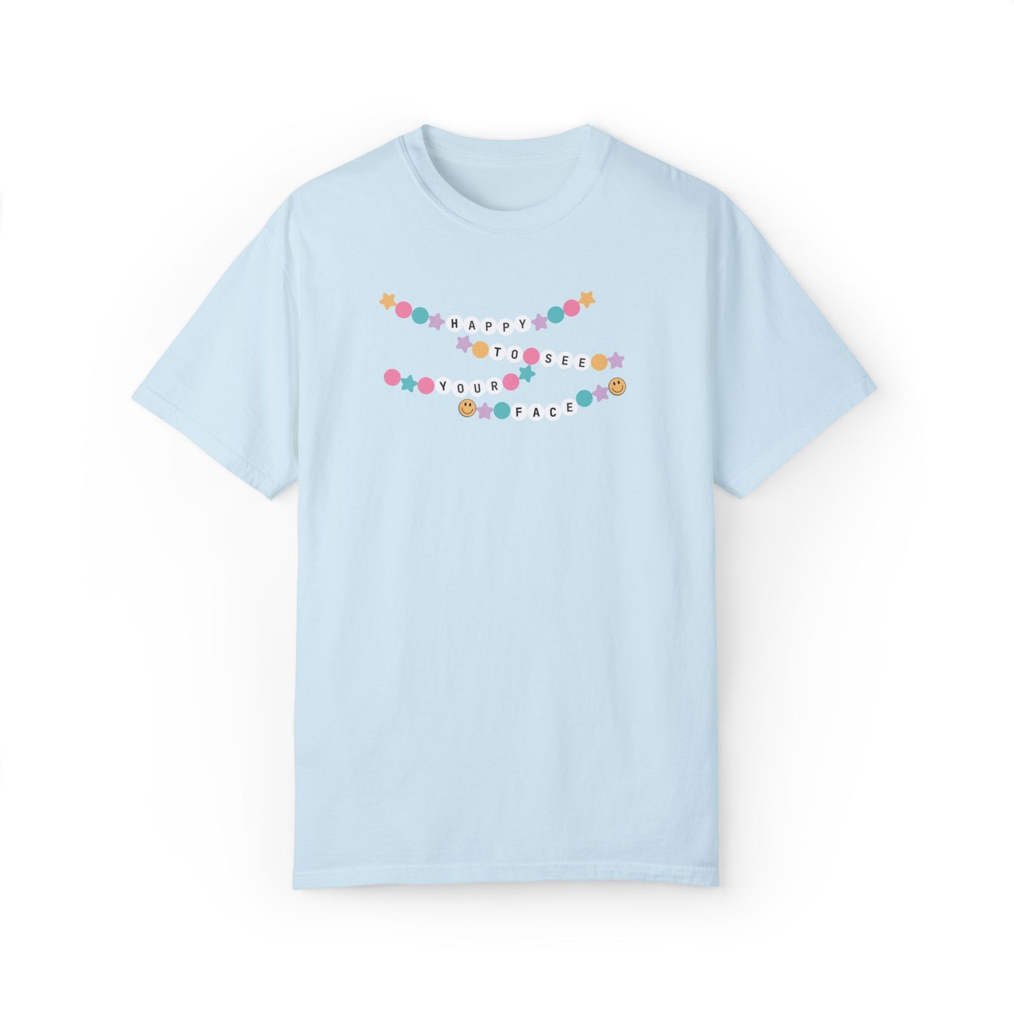 Happy To See Your Face Friendship Bracelet Tee